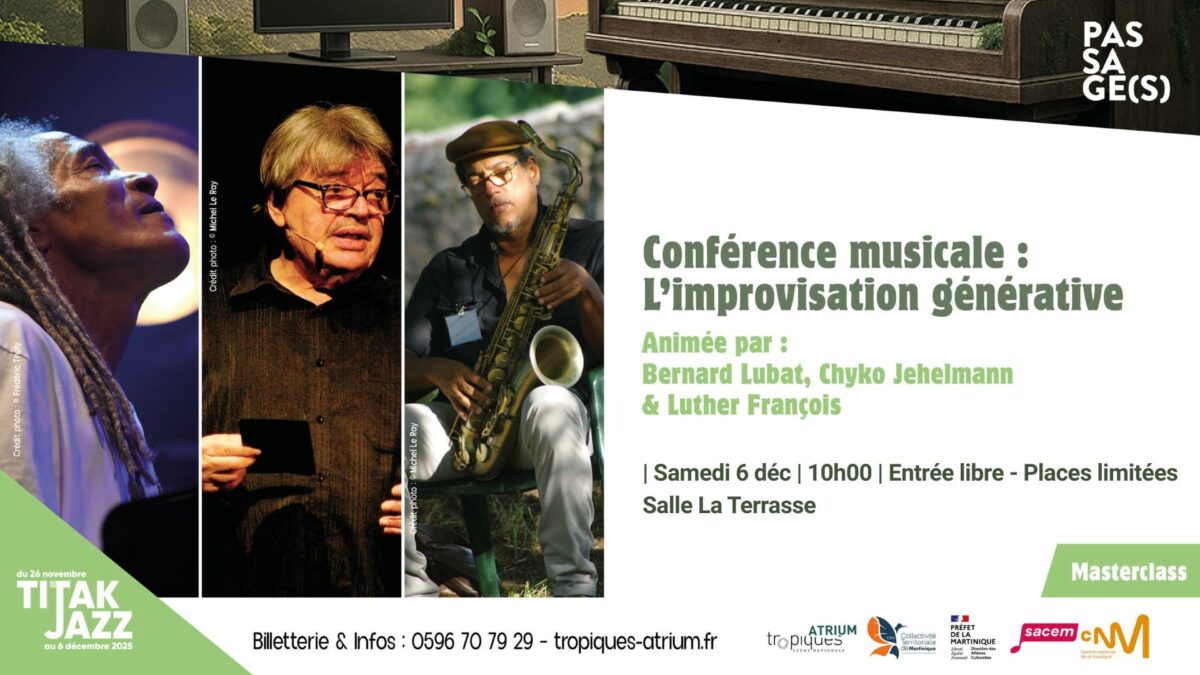 Conférence : L’improvisation générative