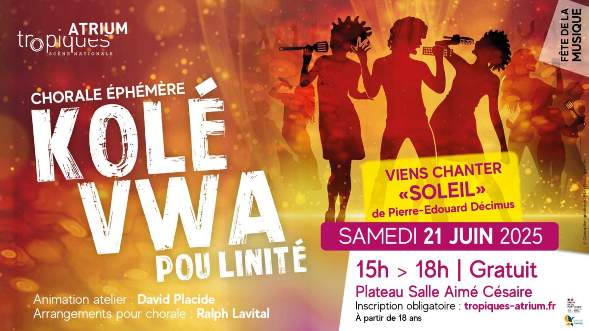  Fête de la musique : KOLÉ VWA pou linité