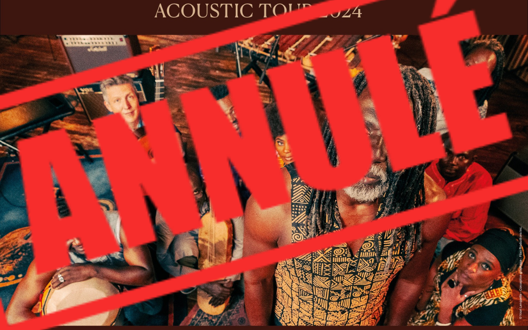 Annulation concert de Tiken Jah Fakoly prévu le 26 septembre