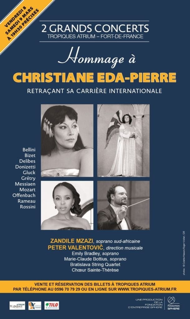 Hommage Christiane Eda-pierre Affiche -Tropiques Atrium
